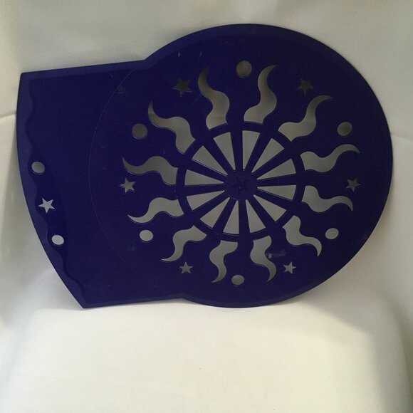 Vintage Tupperware Cool'n Lift Cake Pie Rack Stencil Sun Stars Cake Decorator - Picture 1 of 2